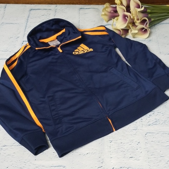 Kid’s Adidas Full Zip Jacket with pockets - Picture 1 of 6